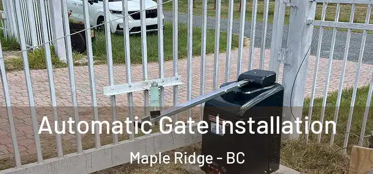 Automatic Gate Installation Maple Ridge - BC